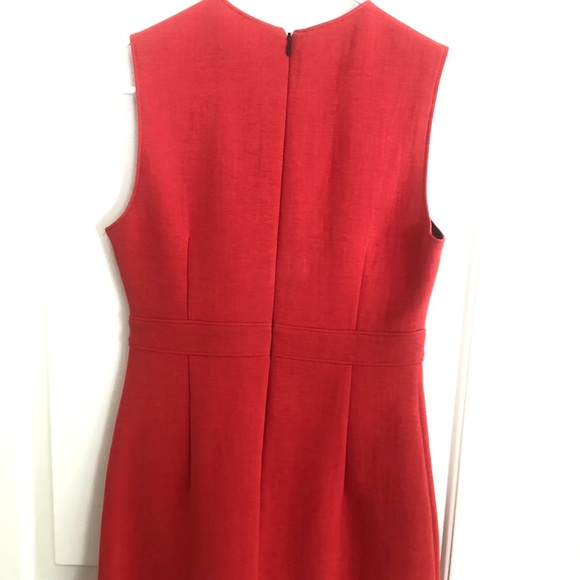 🇨🇦 Judith & Charles tomato red 🍅 summer mini dress Sz 2 - Picture 4 of 11